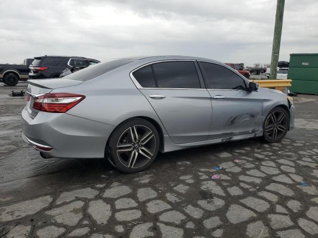 1HGCR2F57GA217472 - 2016 HONDA ACCORD SPORT GRAY photo 3