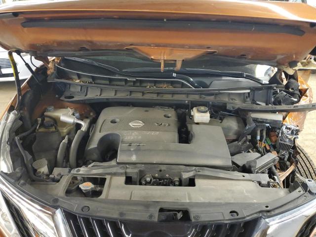 5N1AZ2MH6FN256916 - 2015 NISSAN MURANO S ORANGE photo 11