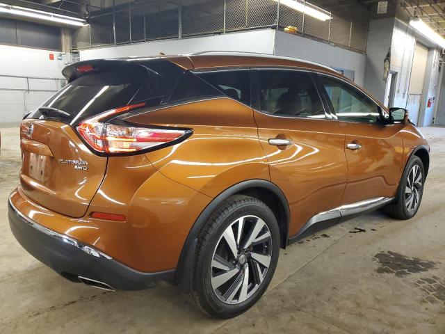 5N1AZ2MH6FN256916 - 2015 NISSAN MURANO S ORANGE photo 3