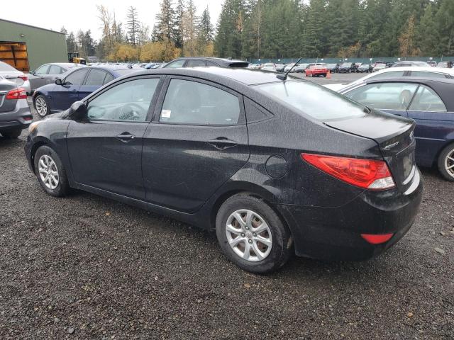 KMHCT4AE2DU444464 - 2013 HYUNDAI ACCENT GLS BLACK photo 2