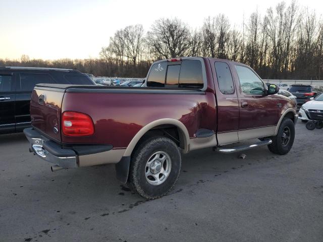 2FTRX08LXWCA98117 - 1998 FORD F150 BURGUNDY photo 3