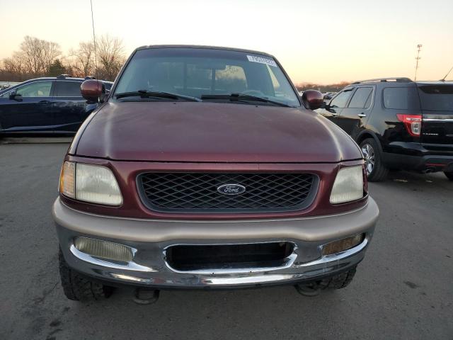 2FTRX08LXWCA98117 - 1998 FORD F150 BURGUNDY photo 5