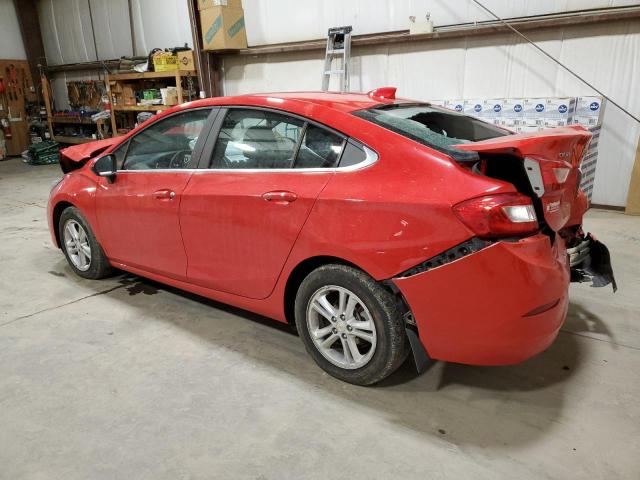 3G1BE5SM7HS534830 - 2017 CHEVROLET CRUZE LT RED photo 2