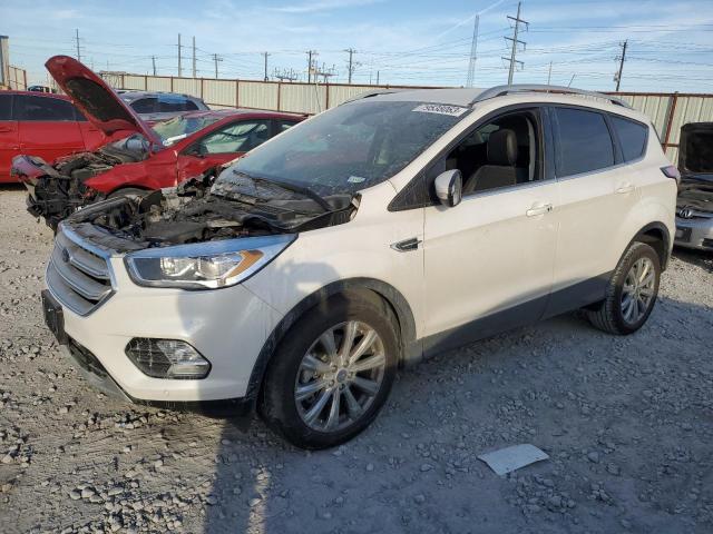 1FMCU9J99JUD58271 - 2018 FORD ESCAPE TITANIUM WHITE photo 1