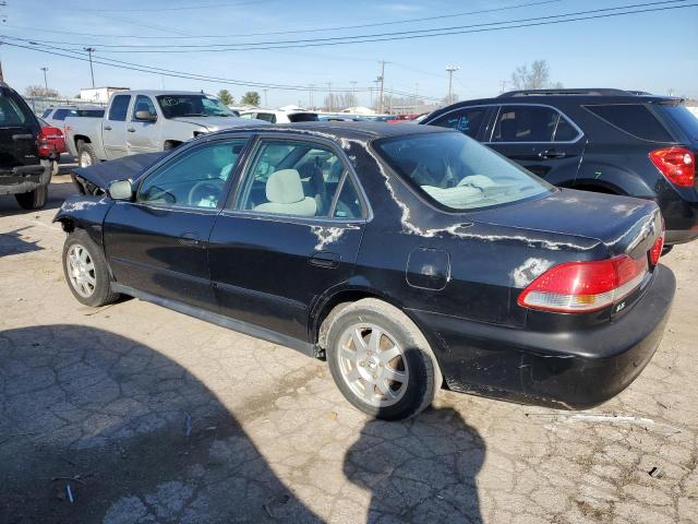 1HGCG56792A156224 - 2002 HONDA ACCORD SE BLACK photo 2