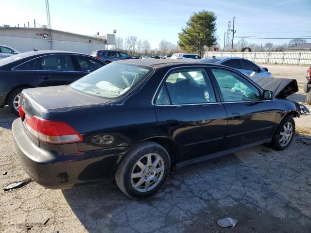 1HGCG56792A156224 - 2002 HONDA ACCORD SE BLACK photo 3