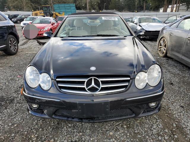 WDBTK72F28T092304 - 2008 MERCEDES-BENZ CLK 550 BLACK photo 5