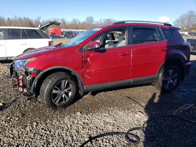 2T3RFREV3JW745272 - 2018 TOYOTA RAV4 ADVENTURE BURGUNDY photo 1