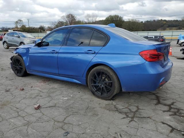WBA8F1C59JK898325 - 2018 BMW 328 D XDRIVE BLUE photo 2