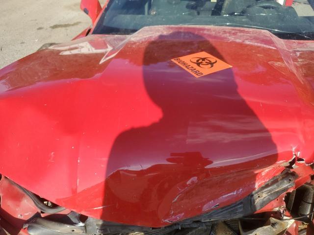 2G1FB1EV9A9121219 - 2010 CHEVROLET CAMARO LT RED photo 11