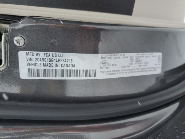 2C4RC1BG1LR284716 - 2020 CHRYSLER PACIFICA TOURING L Boz foto 13