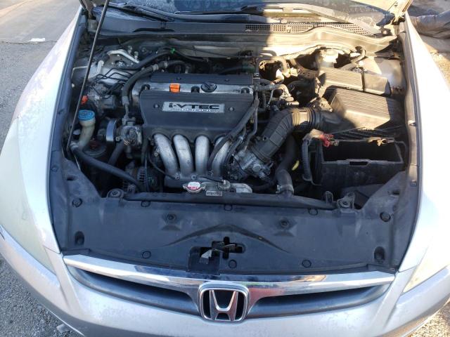 1HGCM564X7A217862 - 2007 HONDA ACCORD LX SILVER photo 11