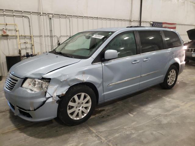2C4RC1BG0DR573250 - 2013 CHRYSLER TOWN & COU TOURING BLUE photo 1