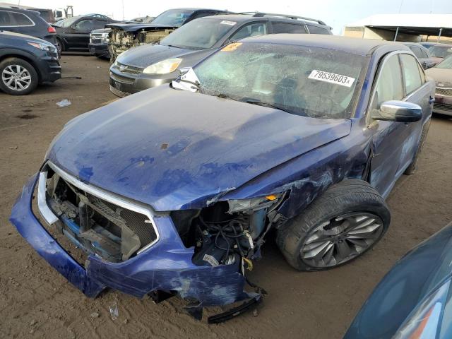 1FAHP2F87EG150828 - 2014 FORD TAURUS LIMITED BLUE photo 1