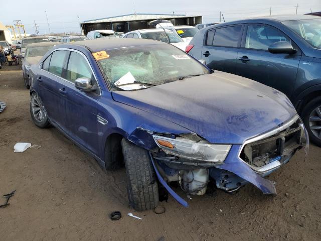 1FAHP2F87EG150828 - 2014 FORD TAURUS LIMITED BLUE photo 4