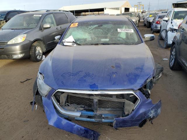 1FAHP2F87EG150828 - 2014 FORD TAURUS LIMITED BLUE photo 5