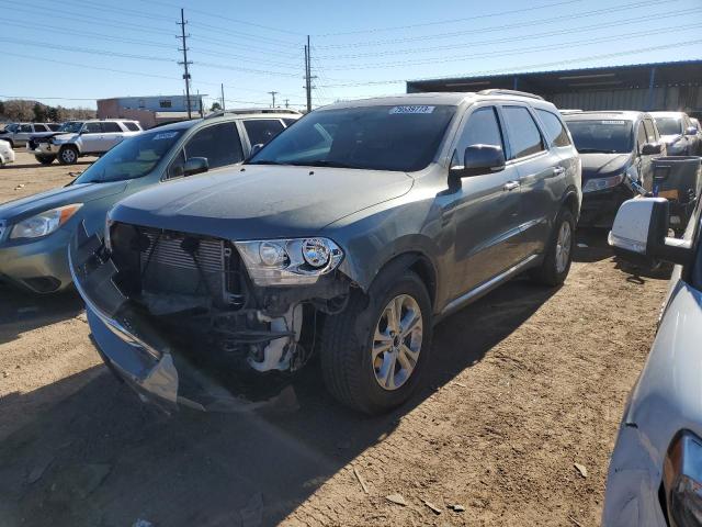 1C4RDJDG8DC602285 - 2013 DODGE DURANGO CREW GRAY photo 1