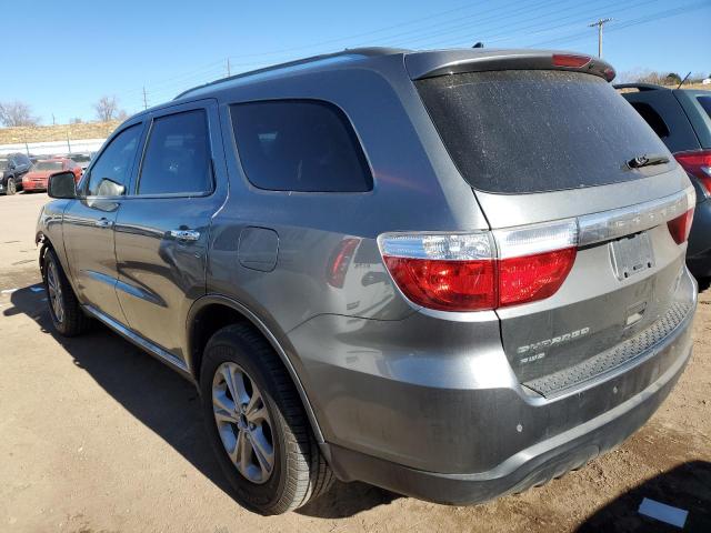 1C4RDJDG8DC602285 - 2013 DODGE DURANGO CREW GRAY photo 2