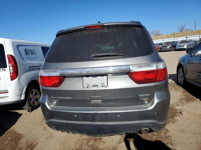 1C4RDJDG8DC602285 - 2013 DODGE DURANGO CREW GRAY photo 6