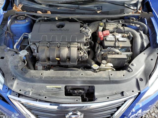 3N1AB7AP6FY329502 - 2015 NISSAN SENTRA S BLUE photo 11