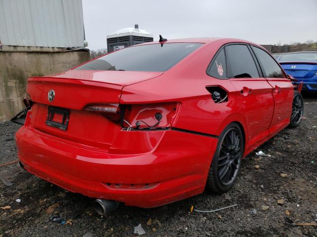 3VW6T7BU2MM019465 - 2021 VOLKSWAGEN JETTA GLI RED photo 3