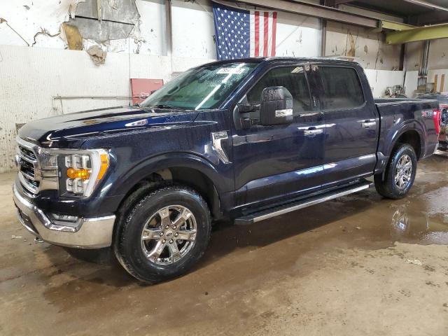 1FTEW1EP4MFA00909 - 2021 FORD F150 SUPERCREW BLUE photo 1