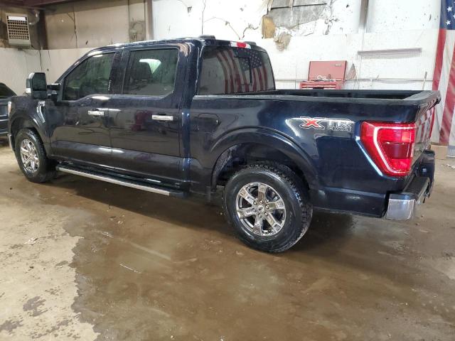 1FTEW1EP4MFA00909 - 2021 FORD F150 SUPERCREW BLUE photo 2