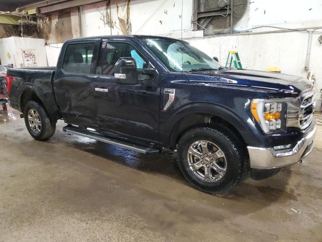 1FTEW1EP4MFA00909 - 2021 FORD F150 SUPERCREW BLUE photo 4