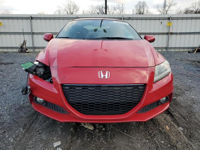 JHMZF1C65ES001750 - 2014 HONDA CR-Z EX RED photo 5