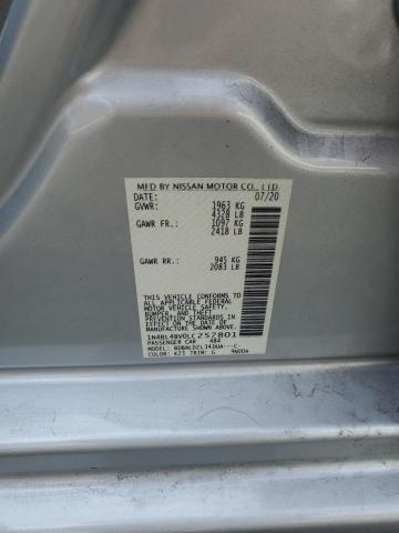 1N4BL4BV0LC257801 - 2020 NISSAN ALTIMA S SILVER photo 13