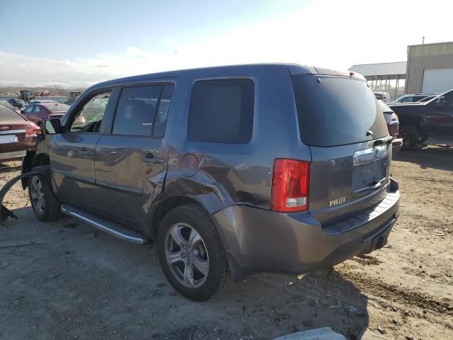 5FNYF4H62EB020163 - 2014 HONDA PILOT EXL GRAY photo 2