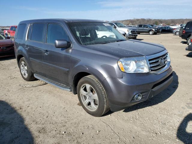 5FNYF4H62EB020163 - 2014 HONDA PILOT EXL GRAY photo 4