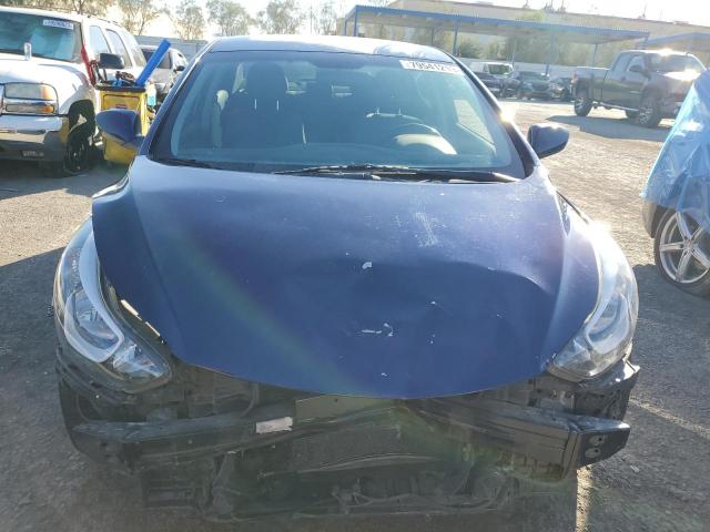 5NPDH4AE6EH538532 - 2014 HYUNDAI ELANTRA SE BLUE photo 5