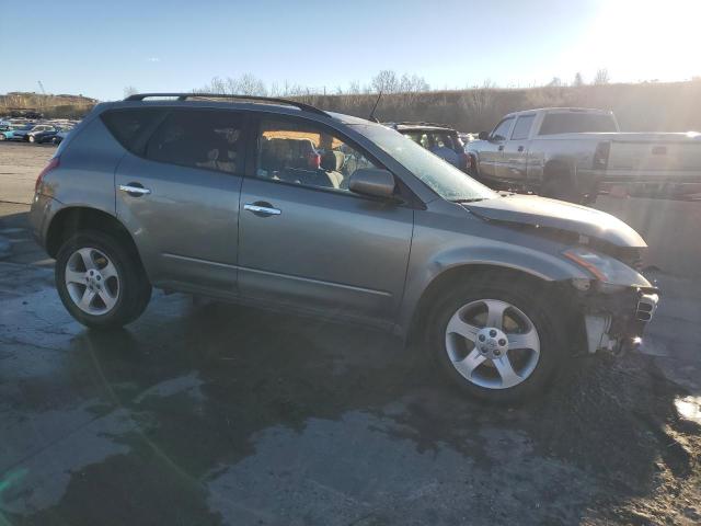 JN8AZ08W34W328345 - 2004 NISSAN MURANO SL GRAY photo 4