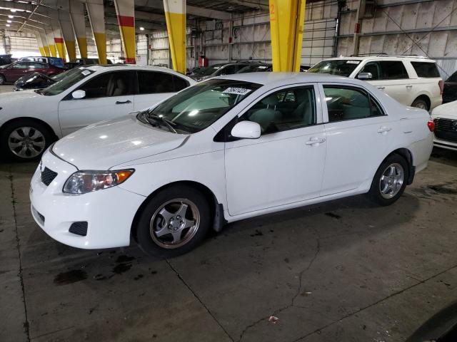 1NXBU40EX9Z108126 - 2009 TOYOTA COROLLA BASE WHITE photo 1