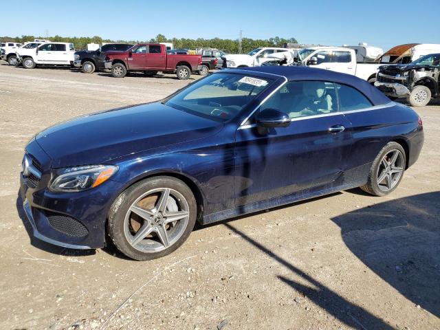 WDDWK4KB5JF672330 - 2018 MERCEDES-BENZ C 300 4MATIC BLUE photo 1