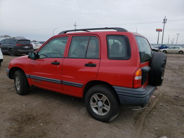 2CNBJ134846918646 - 2004 CHEVROLET TRACKER RED photo 2