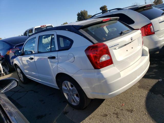 1B3HB48B37D520675 - 2007 DODGE CALIBER SXT WHITE photo 2