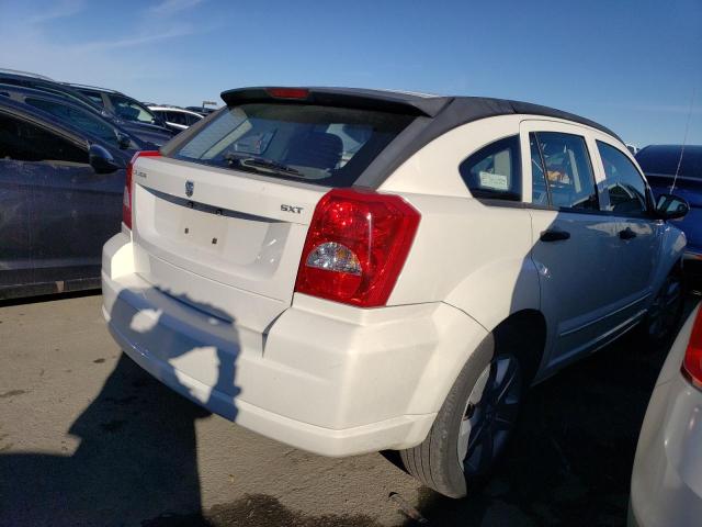 1B3HB48B37D520675 - 2007 DODGE CALIBER SXT WHITE photo 3