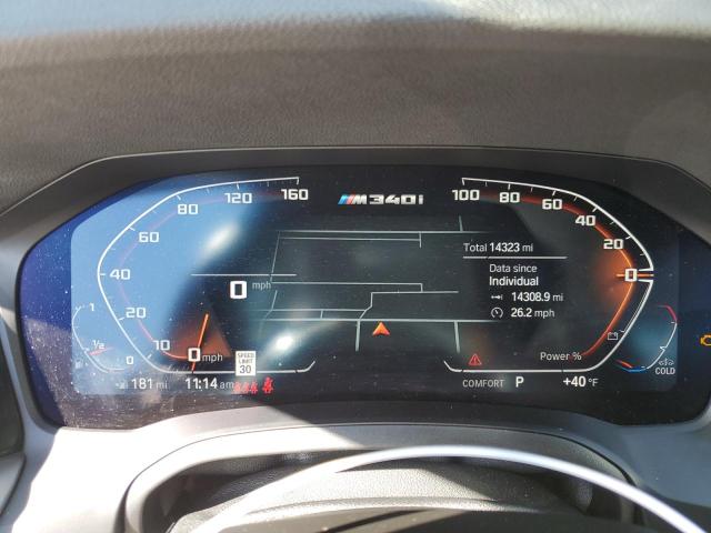 3MW5U9J06N8C34554 - 2022 BMW M340XI ORANGE photo 9
