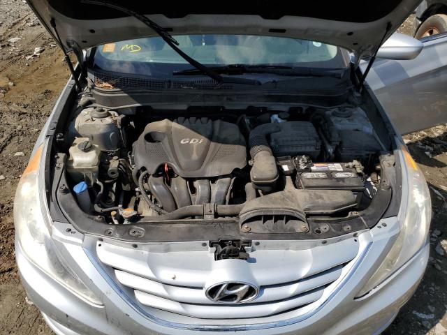 5NPEB4AC7DH504487 - 2013 HYUNDAI SONATA GLS SILVER photo 11