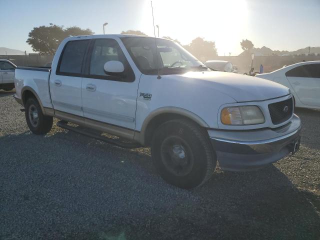 1FTRW07L71KD51015 - 2001 FORD F150 SUPERCREW WHITE photo 4