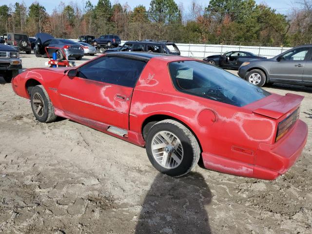 1G2FS23E6ML241478 - 1991 PONTIAC FIREBIRD BASE RED photo 2