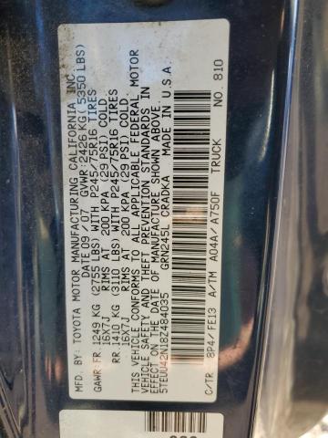 5TEUU42N18Z484035 - 2008 TOYOTA TACOMA ACCESS CAB Көк фото 12