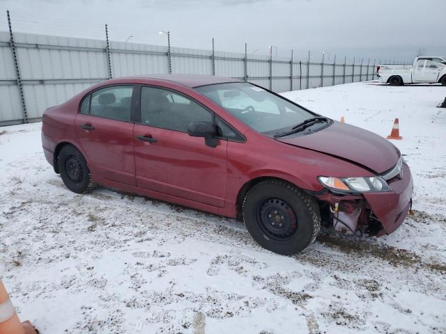 2HGFA164X8H004217 - 2008 HONDA CIVIC DX-G MAROON photo 4