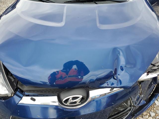 KMHTC6AD8HU320885 - 2017 HYUNDAI VELOSTER BLUE photo 11