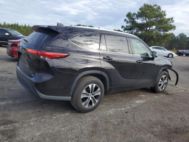 5TDGZRAH0LS018593 - 2020 TOYOTA HIGHLANDER XLE BLACK photo 3