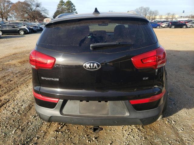 KNDPC3AC5F7712570 - 2015 KIA SPORTAGE EX BLACK photo 6