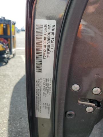 2C3CDZFJ1MH587160 - 2021 DODGE CHALLENGER R/T SCAT PACK GRAY photo 12