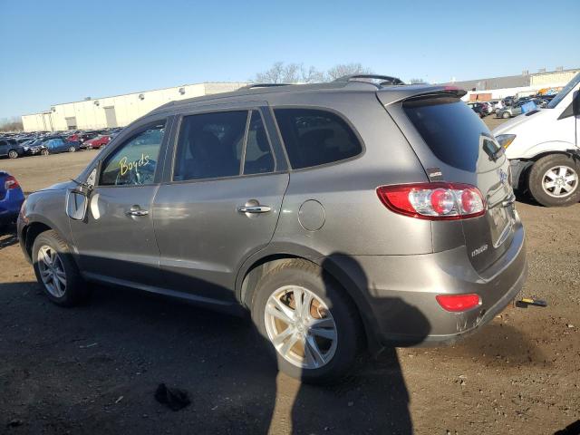 5XYZK4AG2BG048181 - 2011 HYUNDAI SANTA FE LIMITED GRAY photo 2